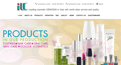 Desktop Screenshot of ilc-cosmetic.com